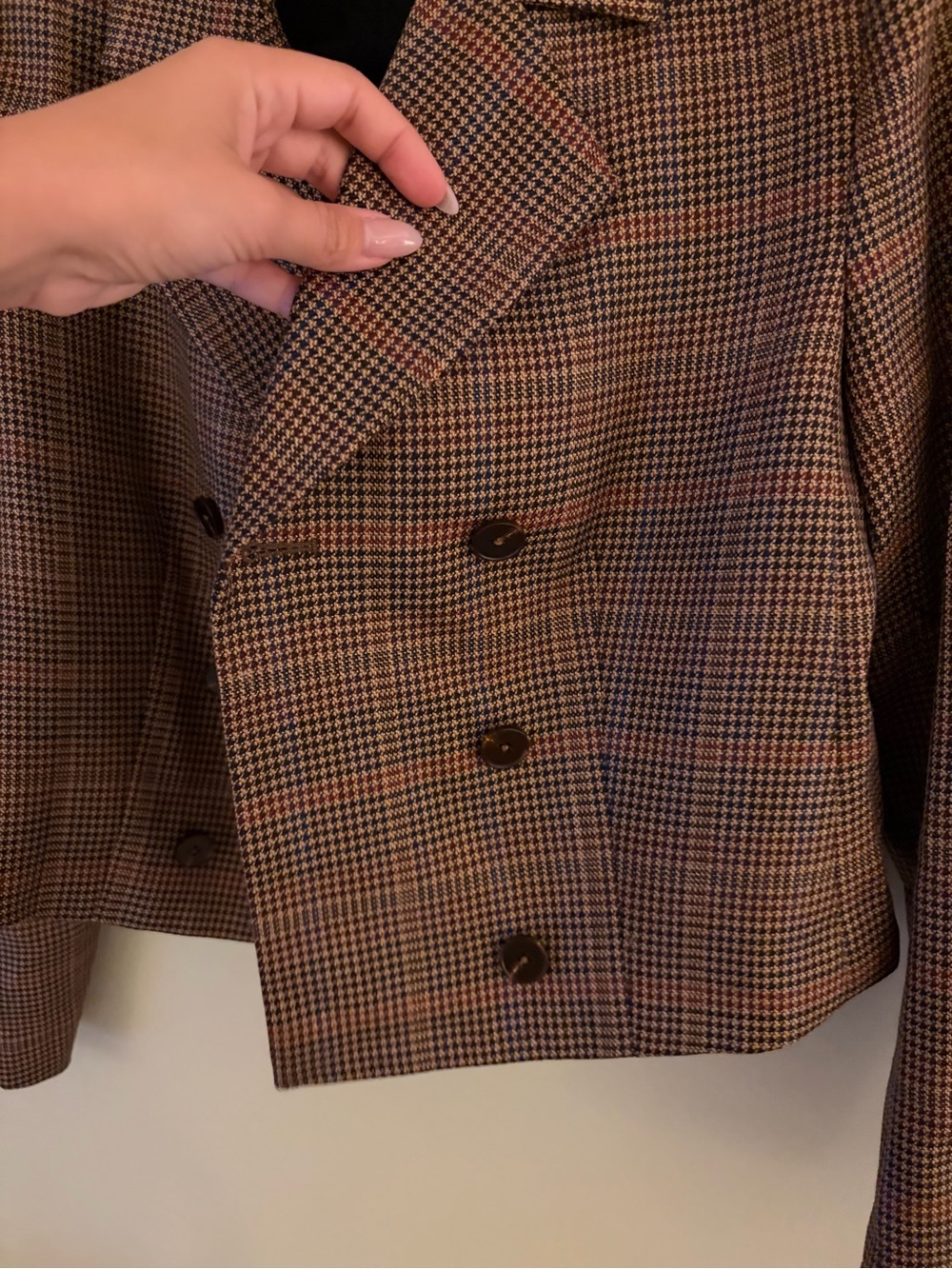 CAMI NYC Plaid Double Breasted Blazer - Picture 7 of 12
